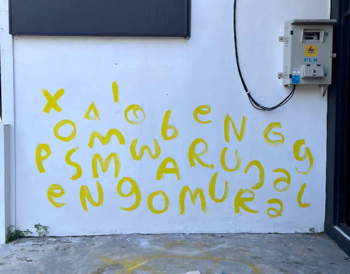 Teknik ngeblat mural