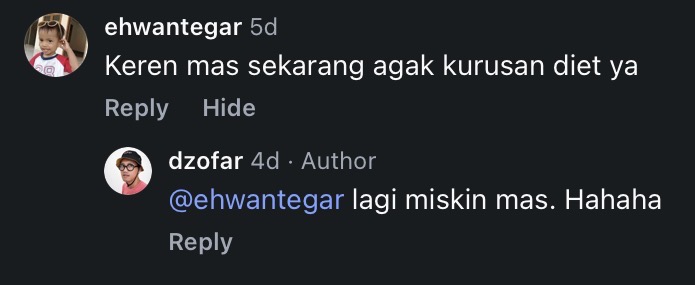 Aku gak diet