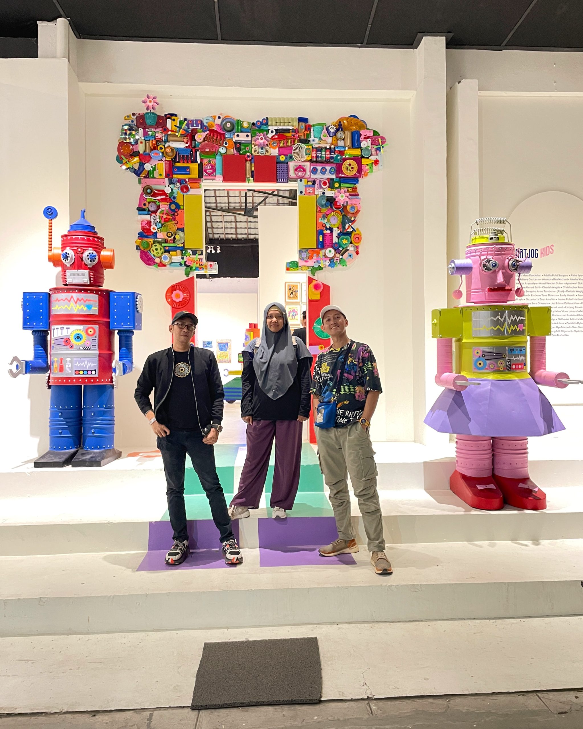 Bersama Mas Jodi dan mbak Santi di Artjog 2025