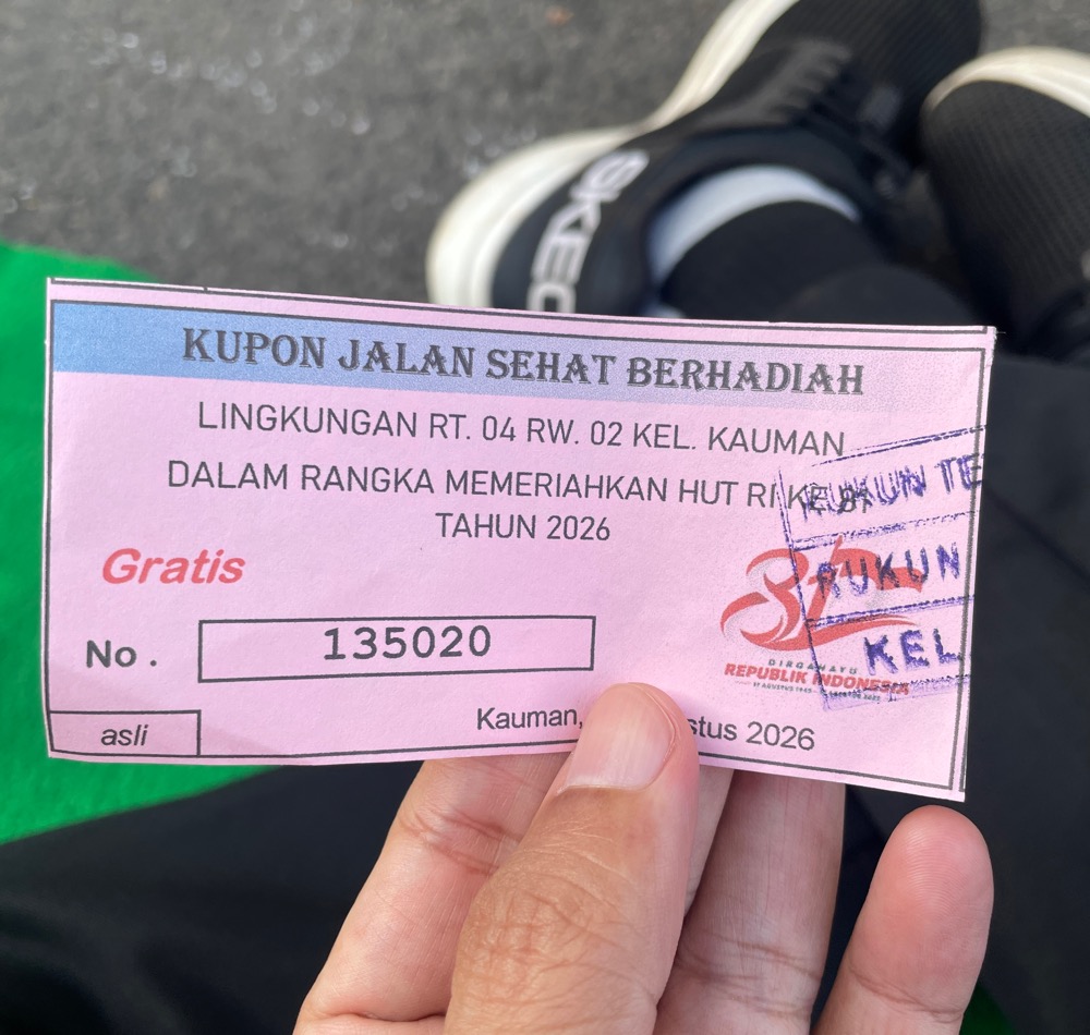 Kupon undian agustusan