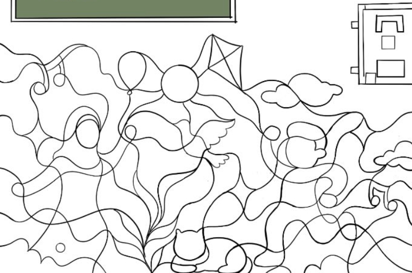 Sketsa mural Freedom