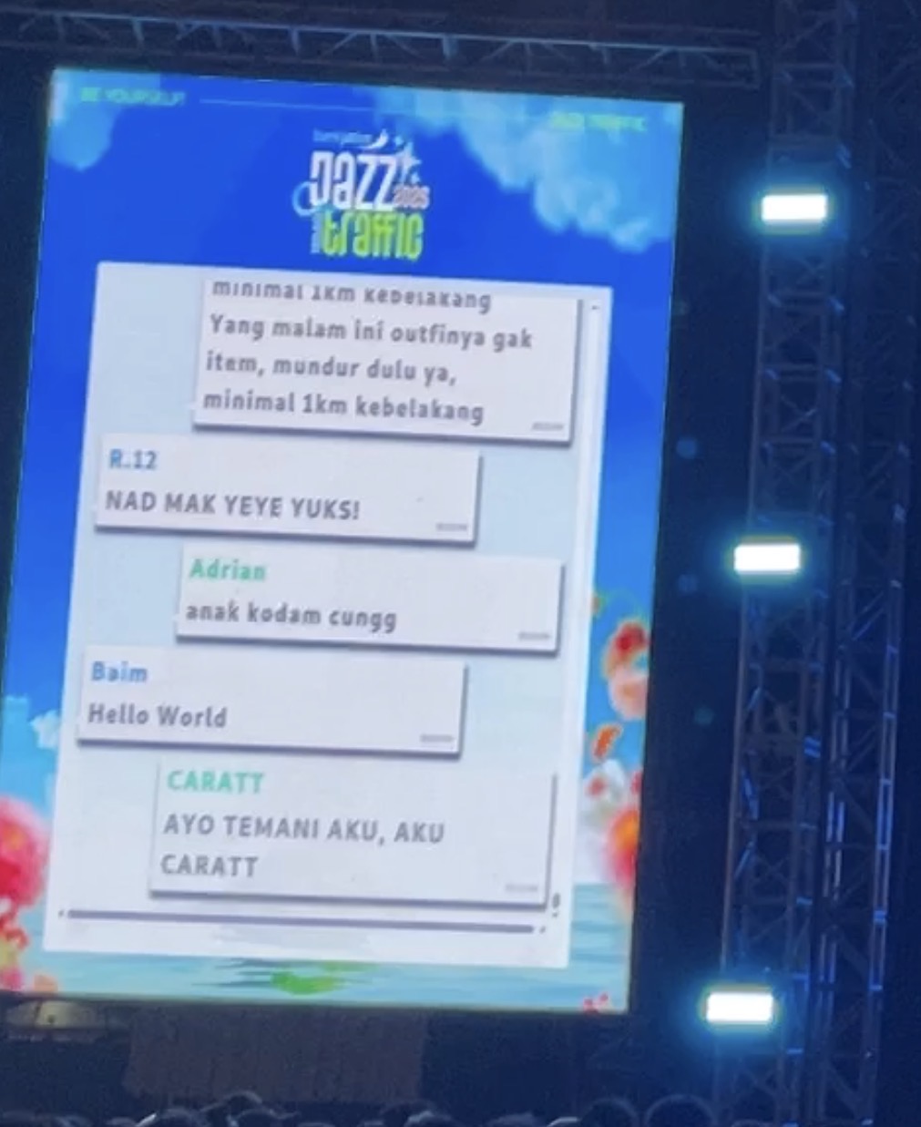 Jez jez jez trefik festiwel!