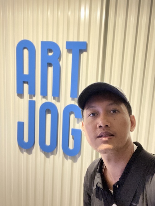 Artjog with artist ibu kota 