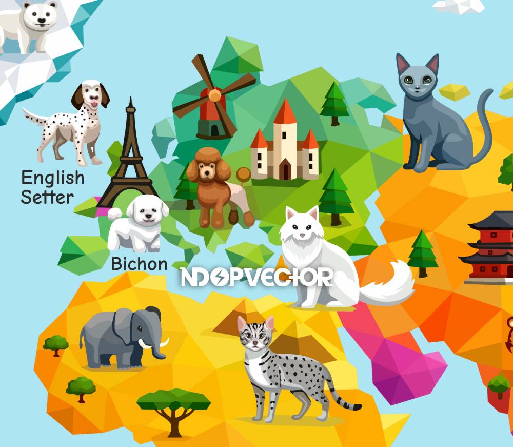Animal World Map